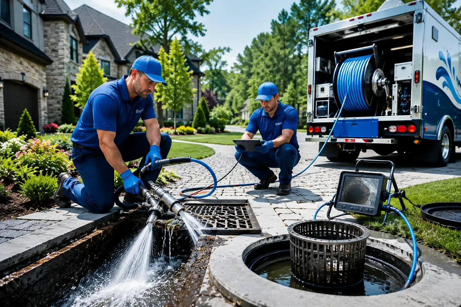 Local outdoor drain cleaning professionals in Elton, WI
